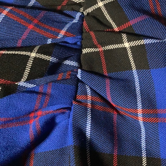 Zara plaid side slit midi skirt, blogger's favorite! - Picture 6 of 9